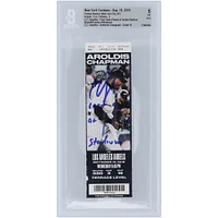 CC Sabathia New York Yankees Autographed Final Game Played at Yankee Stadium Beckett Fanatics Witnessed Authenticated 5/10 Ticket from September 18, 2019 with "Last Game at Yankee Stadium" Inscription