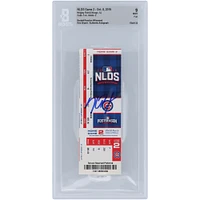 Kris Bryant Chicago Cubs Autographed 2016 NLDS Game 2 Beckett Fanatics Witnessed Authenticated 9 Ticket from October 8, 2016