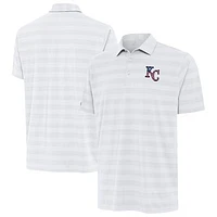 Men's Antigua Kansas City Royals Tunnel Stars and Stipes Team Logo Polo