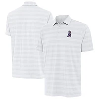 Men's Antigua Los Angeles Angels Tunnel Stars and Stipes Team Logo Polo