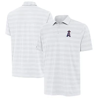 Men's Antigua Los Angeles Angels Tunnel Stars and Stipes Team Logo Polo