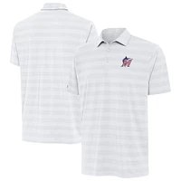 Men's Antigua Miami Marlins Tunnel Stars and Stipes Team Logo Polo