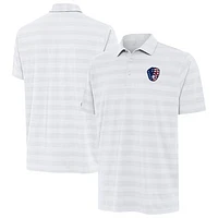 Men's Antigua Milwaukee Brewers Tunnel Stars and Stipes Team Logo Polo