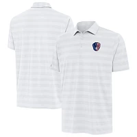 Men's Antigua Milwaukee Brewers Tunnel Stars and Stipes Team Logo Polo