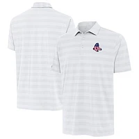 Men's Antigua Boston Red Sox Tunnel Stars and Stipes Team Logo Polo