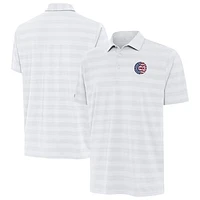 Men's Antigua Chicago Cubs Tunnel Stars and Stipes Team Logo Polo