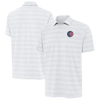Men's Antigua Chicago Cubs Tunnel Stars and Stipes Team Logo Polo