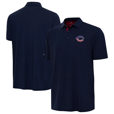 Men's Antigua Navy Cincinnati Reds Era Stars and Stripes Team Logo Polo