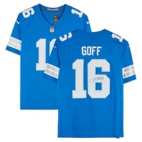 Jared Goff Detroit Lions Autographed Blue Nike Vapor F.U.S.E. Limited Jersey