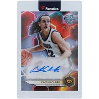 Caitlin Clark Iowa Hawkeyes Autographed 2023-24 Bowman U Best Refractor Best of 23 #B23-CC #74/125 Card