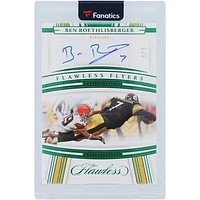 Ben Roethlisberger Pittsburgh Steelers Autographed 2022 Panini Flawless Emerald Flawless Flyers #FF-BR #3/3 Card