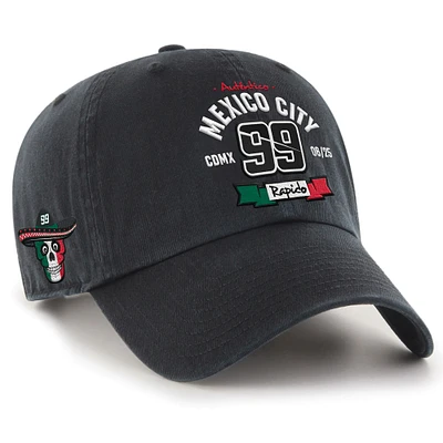 Men's '47 Black Daniel Suarez NASCAR Mexico City Race Clean Up Adjustable Hat