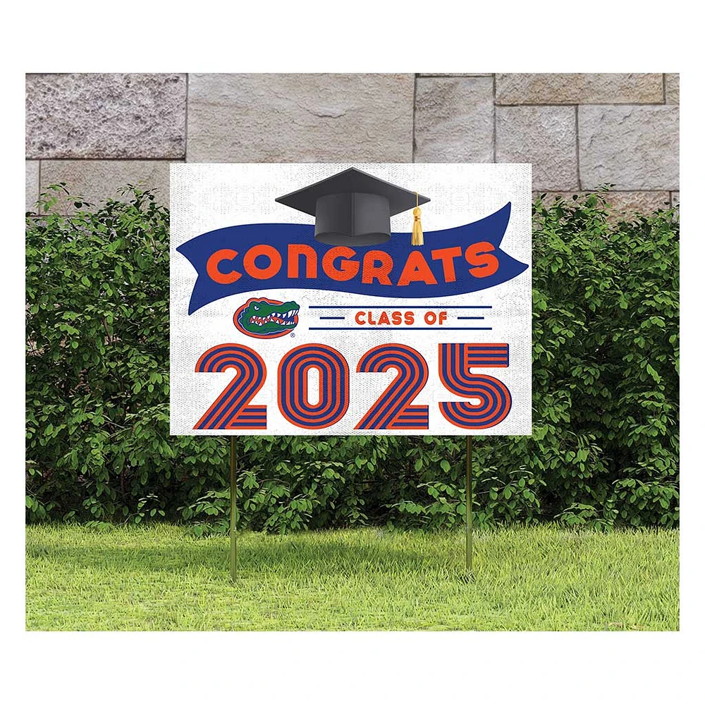 Florida Gators Class of 2025 18" x 24" Yard Sign with Stakes