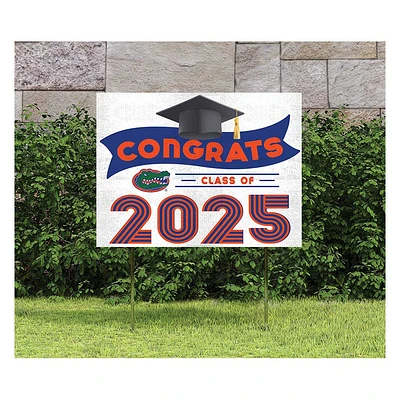 Florida Gators Class of 2025 18" x 24" Yard Sign with Stakes