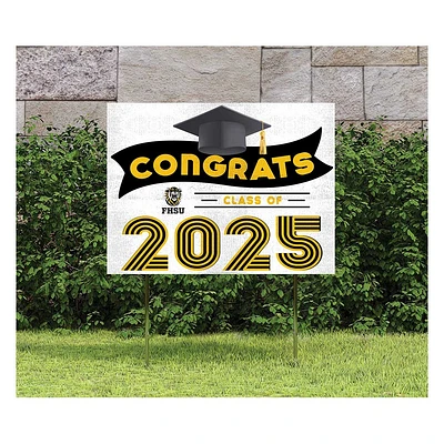 Fort Hays State Tigers Class of 2025 18" x 24" Yard Sign with Stakes