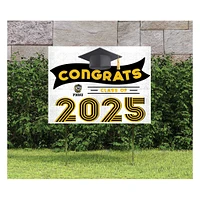 Fort Hays State Tigers Class of 2025 18" x 24" Yard Sign with Stakes
