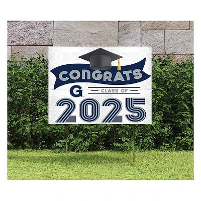Georgetown Hoyas Class of 2025 18" x 24" Yard Sign with Stakes