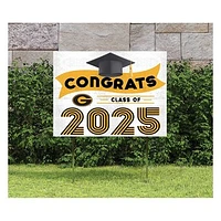 Grambling Tigers Class of 2025 18" x 24" Yard Sign with Stakes