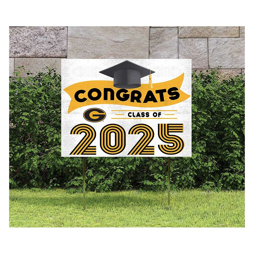 Grambling Tigers Class of 2025 18" x 24" Yard Sign with Stakes