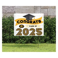 Grambling Tigers Class of 2025 18" x 24" Yard Sign with Stakes