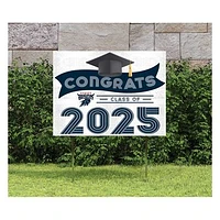 Howard Bison Class of 2025 18" x 24" Yard Sign with Stakes