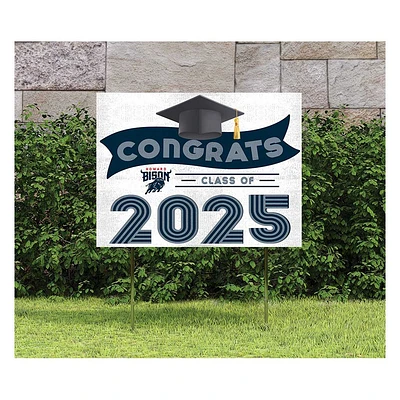 Howard Bison Class of 2025 18" x 24" Yard Sign with Stakes