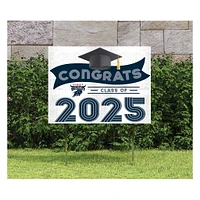 Howard Bison Class of 2025 18" x 24" Yard Sign with Stakes