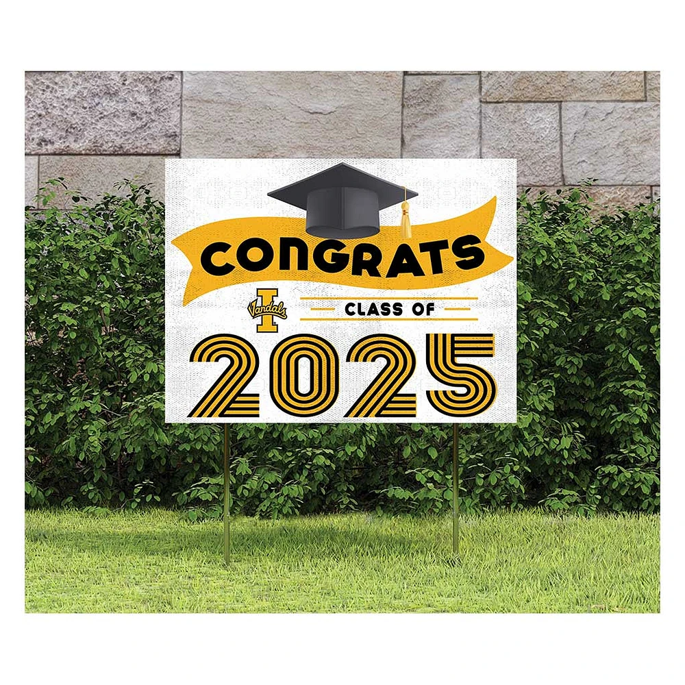 Idaho Vandals Class of 2025 18" x 24" Yard Sign with Stakes