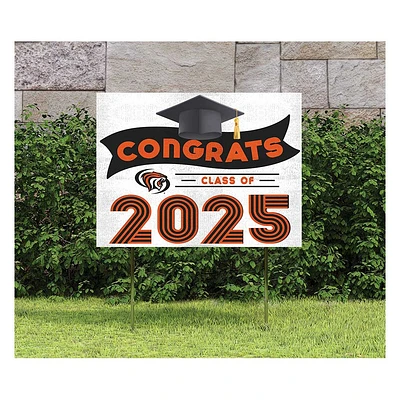 Pacific Tigers Class of 2025 18" x 24" Yard Sign with Stakes