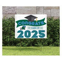 Tulane Green Wave Class of 2025 18" x 24" Yard Sign with Stakes