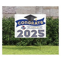 Tulsa Golden Hurricane Class of 2025 18" x 24" Yard Sign with Stakes