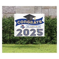Tulsa Golden Hurricane Class of 2025 18" x 24" Yard Sign with Stakes