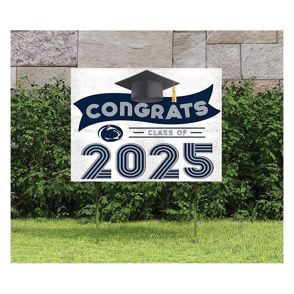 Penn State Nittany Lions Class of 2025 18" x 24" Yard Sign with Stakes