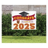 Tuskegee Golden Tigers Class of 2025 18" x 24" Yard Sign with Stakes