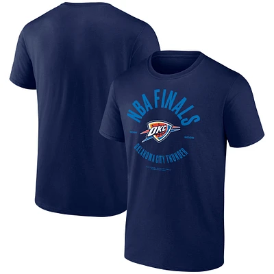 Men's Fanatics  Navy Oklahoma City Thunder 2025 NBA Finals Charging Foul T-Shirt