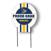 Drexel Dragons Proud Grad 20" x 20" Circle Yard Sign with Stakes