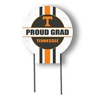 Tennessee Volunteers Proud Grad 20" x 20" Circle Yard Sign with Stakes