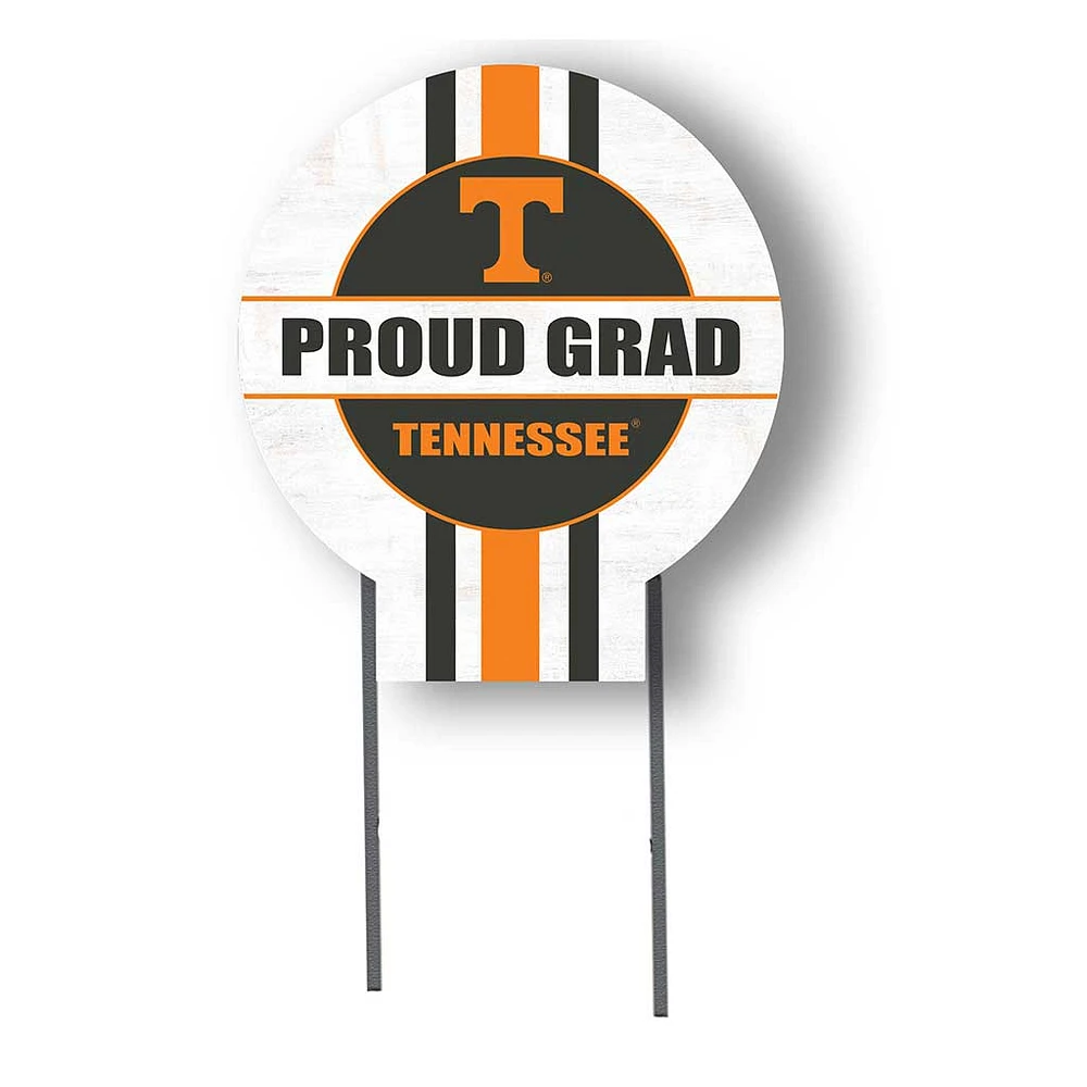 Tennessee Volunteers Proud Grad 20" x 20" Circle Yard Sign with Stakes