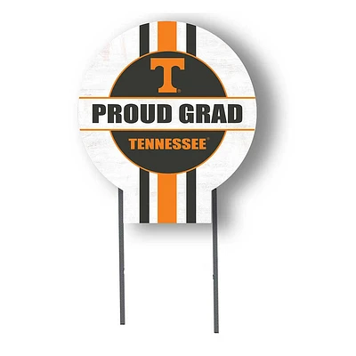 Tennessee Volunteers Proud Grad 20" x 20" Circle Yard Sign with Stakes