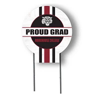 Morehouse Maroon Tigers Proud Grad 20" x 20" Circle Yard Sign with Stakes