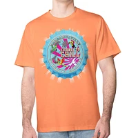 Men's Margaritaville  Orange Atlanta Braves Chill Bottle Cap Classic T-Shirt