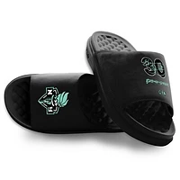 Youth ISlide Breanna Stewart Black New York Liberty Round 21 Motive Slide Sandals