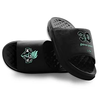 Youth ISlide Breanna Stewart Black New York Liberty Round 21 Motive Slide Sandals