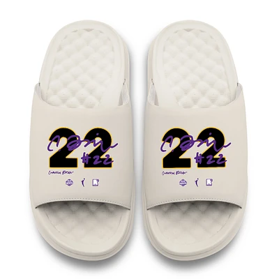 Youth ISlide Cameron Brink Cream Los Angeles Sparks Round 21 Motive Slide Sandals