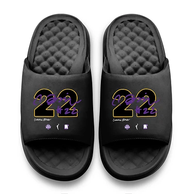 Youth ISlide Cameron Brink Black Los Angeles Sparks Round 21 Motive Slide Sandals