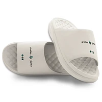 Unisex ISlide Sabrina Ionescu Cream New York Liberty Round 21 Motive Slide Sandals