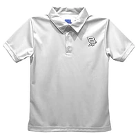 Youth Vive La Fete  White Dale Earnhardt Jr. Solid Polo