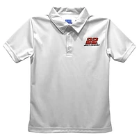 Youth Vive La Fete  White Joey Logano Solid Polo