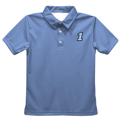 Youth Vive La Fete  Light Blue Ross Chastain Solid Polo