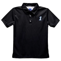 Youth Vive La Fete  Black Ross Chastain Solid Polo